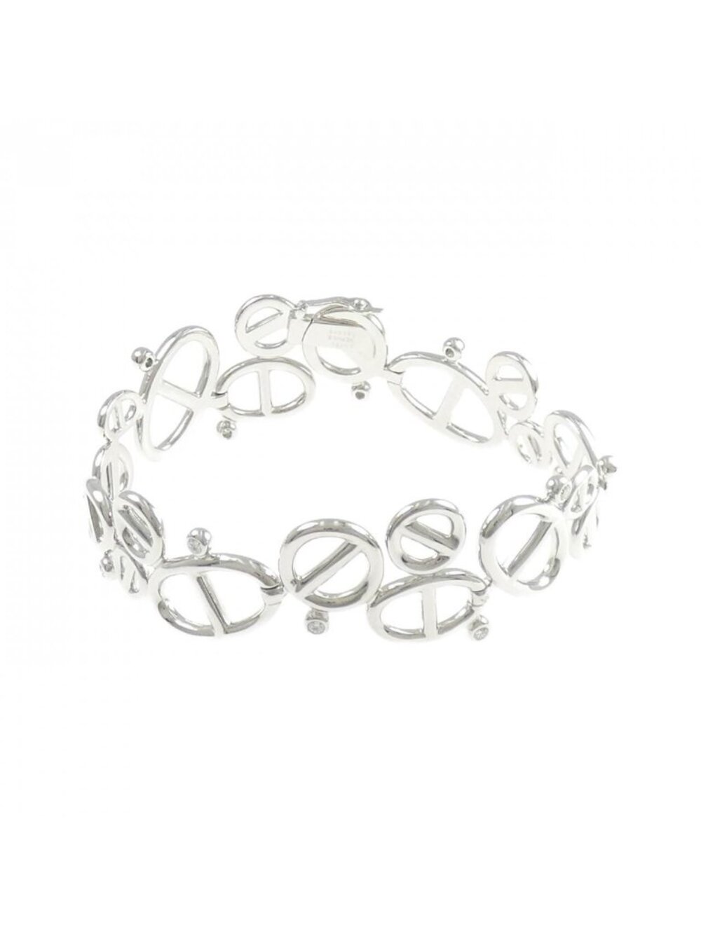 Hermes Diamond Bangle Bracelet